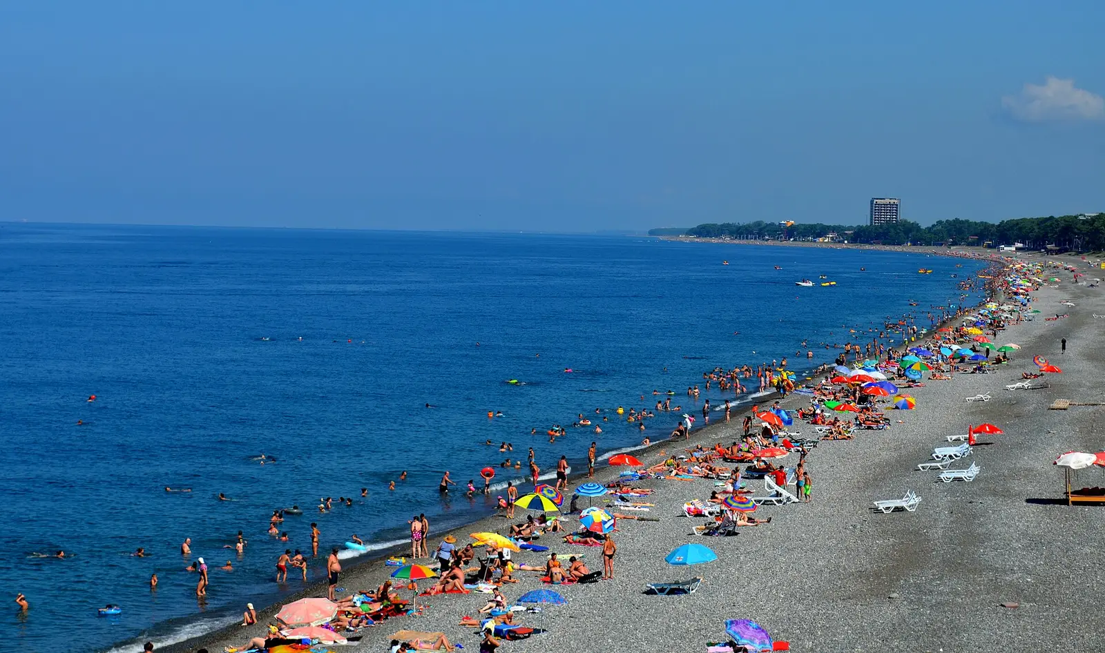Kobuleti plajı